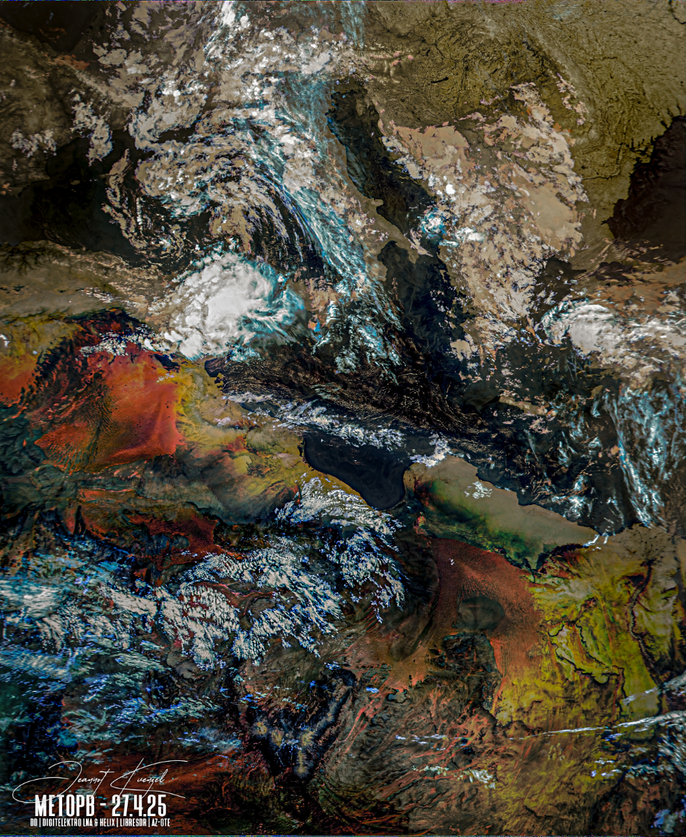 4.25 MetOpB avhrr 3 AVHRR 3b45 IR False Color